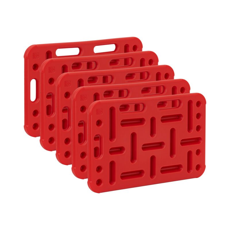 Istálló Tábla Sertéshez - 5 Darabos Készlet - 77 X 47 Cm - Piros | Wiesenfield