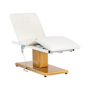 Kozmetikai Ágy - Max. 150 Kg - Fehér/Arany | Physa