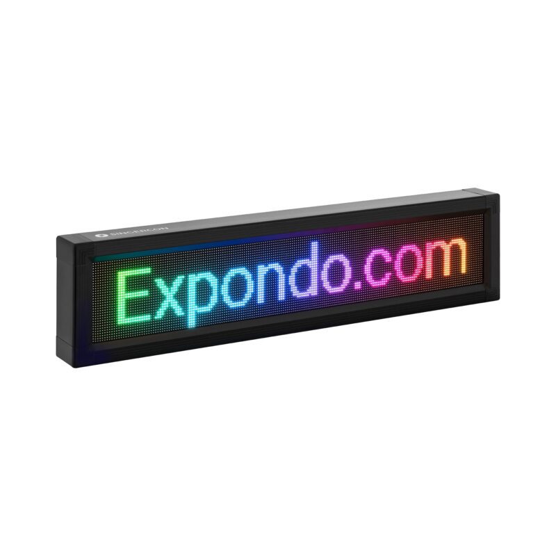 Led Tábla - 192 X 32 Színes Led - 96 X 15 Cm - A Következőn Keresztül Programozható: Ios / Android | Singercon