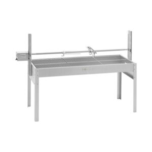 Malacsütő - motorral - 40 kg - nyárs hossza: 127 cm - rozsdamentes acél | Royal Catering