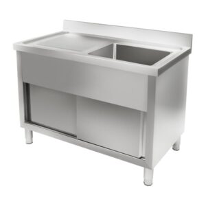 Mosogató asztal - 120 cm | Royal Catering