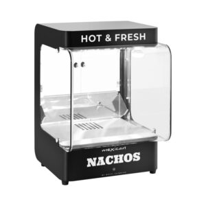 Nachosmelegítő - modern design - 99 l - 50–60 °C - fekete - Royal Catering