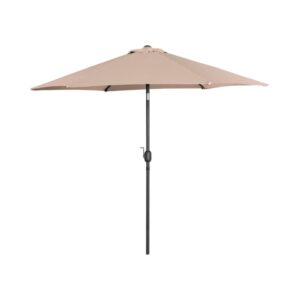 Napernyő nagy - krémszínű - hatszögletű - Ø 270 cm - dönthető | Uniprodo