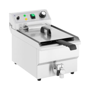 Olajsütő - 9 L - 3000 W - leeresztőcsap - hidegzóna | Royal Catering