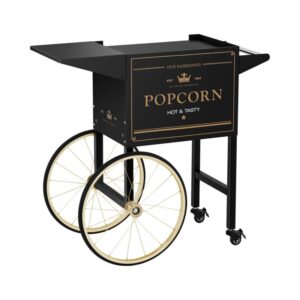 Pop-corn kocsi - fekete és arany | Royal Catering