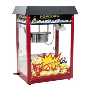 Popcorn készítő gép - fekete tető | Royal Catering