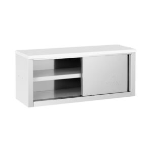 Rozsdamentes acél faliszekrény - 1200 x 400 x 500 mm - teherbírás szintenként: 65 kg - Royal Catering