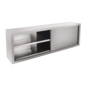 Rozsdamentes acél faliszekrény - 160 cm | Royal Catering