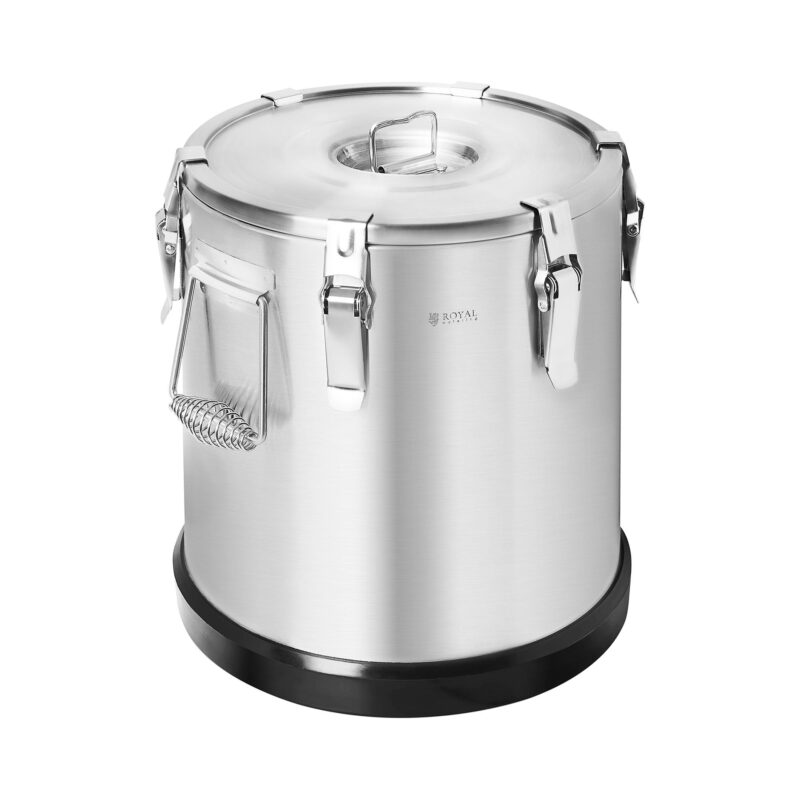 Rozsdamentes Acél Hőtartó Edény - 22 L - Royal Catering - Gumialap