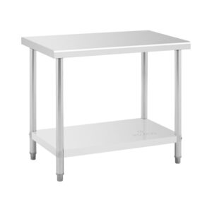 Rozsdamentes acél munkaasztal - ECO - 100 x 60 cm - 90 kg - Royal Catering