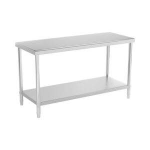 Rozsdamentes acél munkaasztal - ECO - 150 x 60 cm - 230 kg - Royal Catering