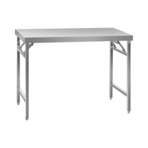 Rozsdamentes acél munkaasztal - ECO - 60 x 120 cm - 210 kg - összecsukható - Royal Catering