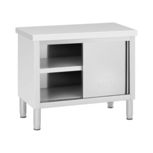 Rozsdamentes acél munkaszekrény - ECO - 100 x 50 cm - 285 kg - Royal Catering