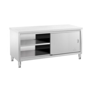 Rozsdamentes acél munkaszekrény - ECO - 180 x 70 cm - 600 kg - Royal Catering