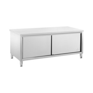 Rozsdamentes acél munkaszekrény - ECO - 200 x 80 cm - 500 kg - Royal Catering