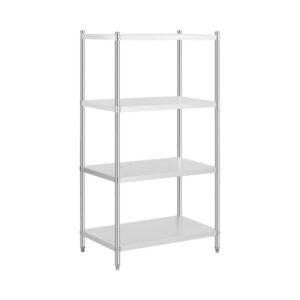 Rozsdamentes acél polc - 100 x 60 x 180 cm - Royal Catering - 200 kg