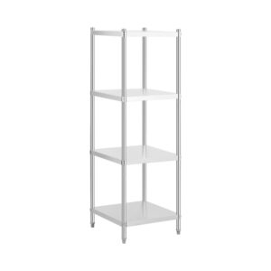 Rozsdamentes acél polc - 60 x 60 x 180 cm - Royal Catering - 200 kg