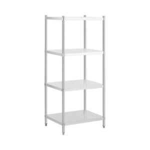 Rozsdamentes acél polc - 80 x 60 x 180 cm - Royal Catering - 200 kg