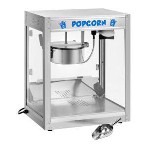 Rozsdamentes acél popcorn gép - nagy teljesítmény 1350 W