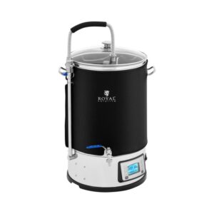 Sörfőző gép szigeteléssel - 30 l - 2500 W - 25–100 °C - rozsdamentes acél - LCD kijelző - időzítő | Royal Catering