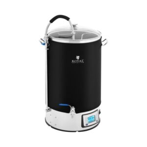 Sörfőző gép szigeteléssel - 60 l - 3000 W - 10–100 °C - rozsdamentes acél - LCD kijelző - időzítő | Royal Catering