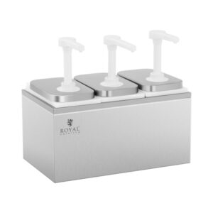 Szósz Adagoló - 3 Pumpa - 3 X 2 L | Royal Catering