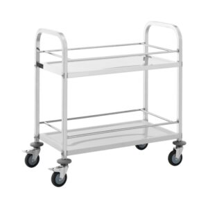 Tálalókocsi - 2 polc - 70 x 38 x 3 cm - 72 kg - Royal Catering