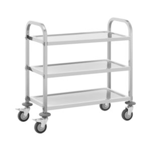 Tálalókocsi - 3 polc - 73 x 38 x 3 cm - 81 kg - Royal Catering