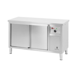 Tányérmelegítő - 140 x 60 x 85 cm - 30-tól 80 °C-ig - Royal Catering