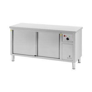 Tányérmelegítő - 160 x 60 x 85 cm - 30-tól 80 °C-ig - Royal Catering