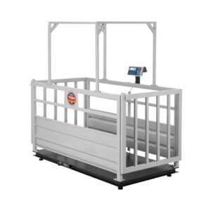 TEM Állatmérleg - hitelesített - 200 g (0-600 kg) / 500 g (600-1.500 kg) - állatbarát rácsozással - LCD