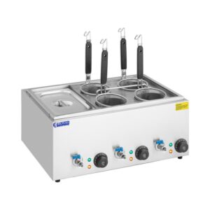 Tésztafőző 4 kosárral és GN 1/3 edénnyel - - hőmérséklet: 30–110 °C | Royal Catering