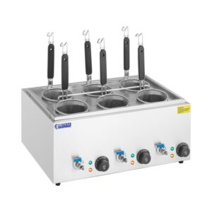Tésztafőző 6 kosárral - hőmérséklet: 30–110 °C | Royal Catering