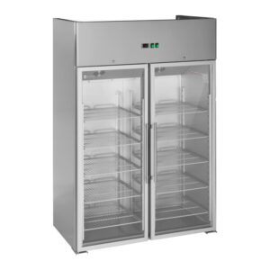 Vendéglátóipari hűtőszekrény két üvegajtóval - 984 l | Royal Catering