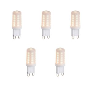 5 db dimmelhető G9 LED izzó opál üveg 1