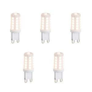 5 db G9 dimmelhető LED izzó