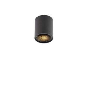 Design fekete GU10 50 mm-es felületre szerelhető spotlámpa - Tubo Honey