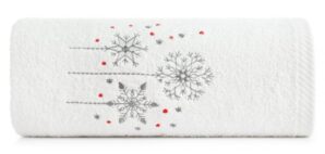 Fehér karácsonyi pamut törölköző Szélesség: 50 cm | Hossza: 90 cm