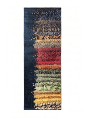 Fűszer mintás konyhai szőnyeg Szélesség: 80 cm | Hossza: 300 cm