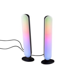Neon asztali lámpa fekete
