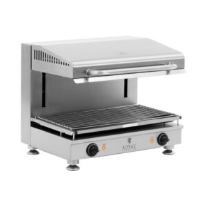 Salamander sütő - 5000 W - 400 V - 60 cm - állítható magasságú fűtőelem - Royal Catering