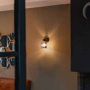 Art Deco mennyezeti spotlámpa fekete