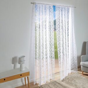 Csipkefüggöny &Quot;Virágálom&Quot; Fehér 140X230 Cm
