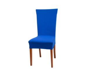 Jersey Székhuzat Háttámlával Kék 70X35 Cm
