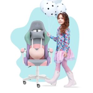 Rainbow gyerek gamer szék szürke