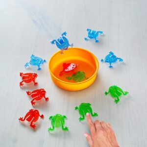 13 Darabos Jumping Frogs Jatek Minden Beka 35 X 33 Cm A Tal Atmeroje 104 Cm