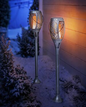 2 Db Led Es Faklya Ezust