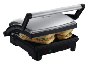 3 Az 1-Ben Panini Grill/Grill És Sütőlap Fekete 35X36X18