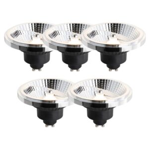 5 darabos GU10 3 lépésben dimmelhető LED izzó készlet 111mm 10.5W 770lm 2700K