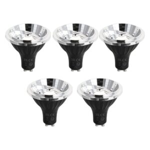 5 darabos GU10 3 lépésben dimmelhető LED izzó készlet 70mm 6.5W 600LM 4000K